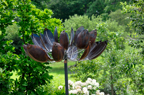 Lotus wind sculpture
